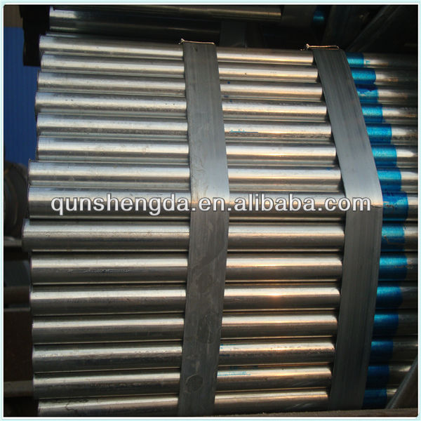 GB hot roll galvanized steel pipe