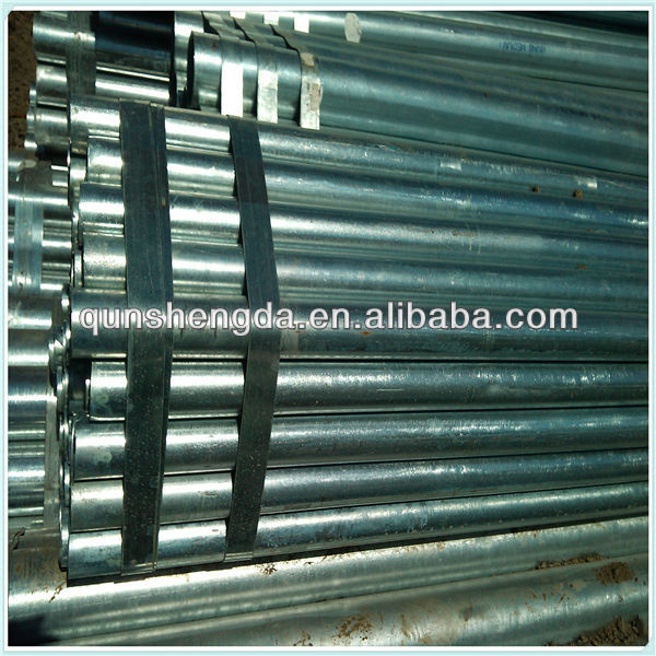 GB black galvanized steel pipe