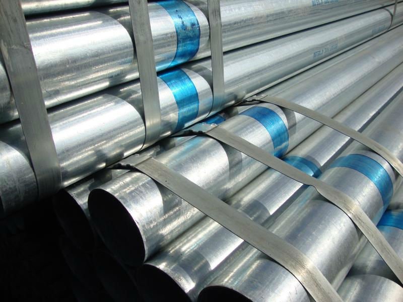 zinc plated steel pipe for rails