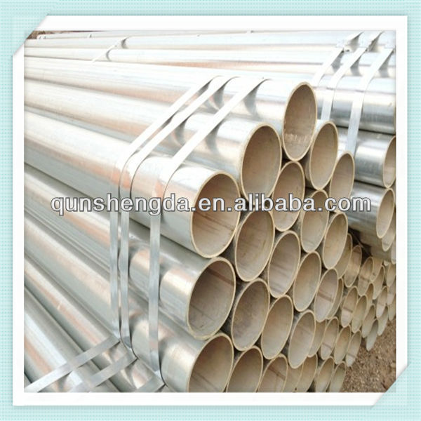 BS galvanized steel pipe with threading