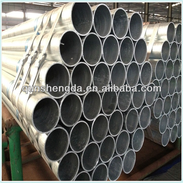 gi steel pipe with threading and coupling