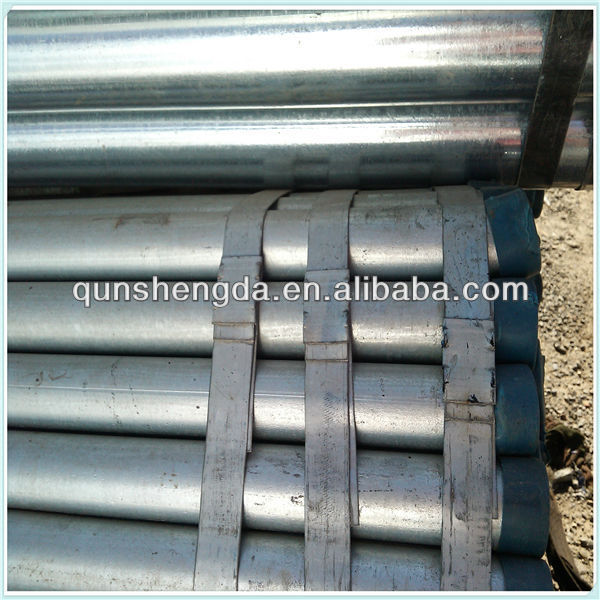 ASTM 2.5"hot GI steel pipe for boiler