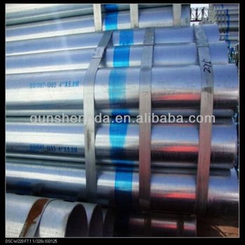 Galvanized seam/mild steel steel tube