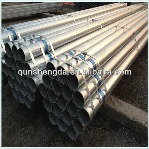 gi black steel pipe/tube for gas delivery
