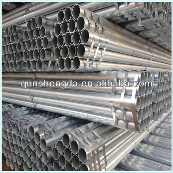 gi black steel pipe/tube for gas delivery