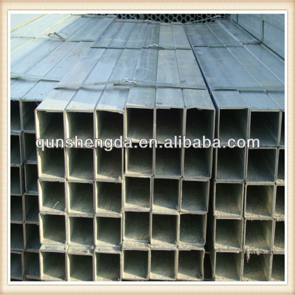 rectangular gi steel pipe for heating pipe