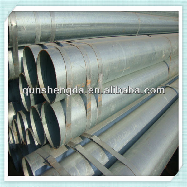 hot rolled ERW galvanized steel pipe