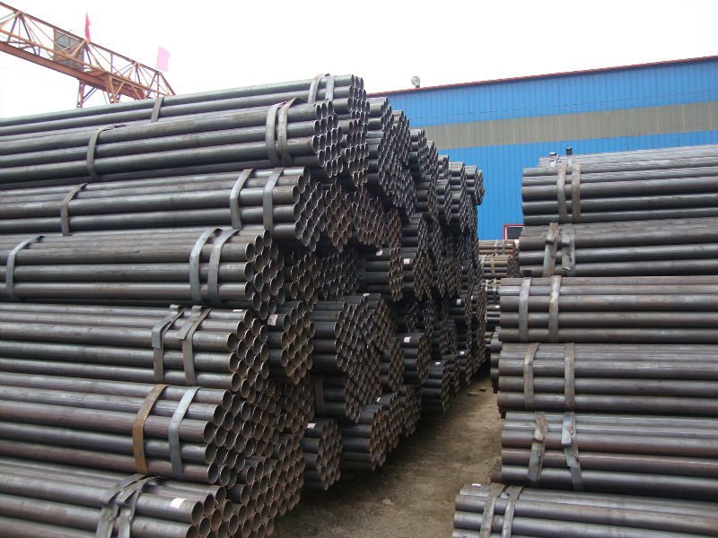 ASTM A53/EN10219 black steel pipe