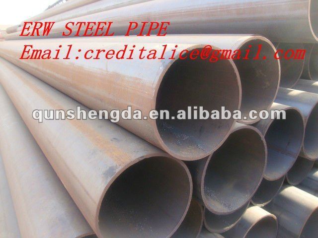 BS 1387 Black Steel Pipe with paiting