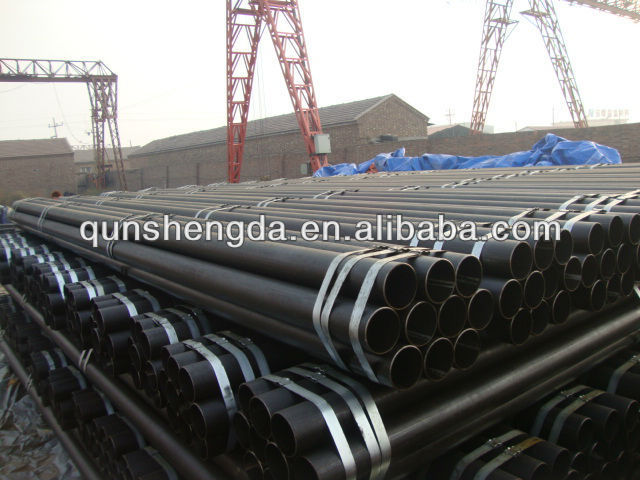 black steel pipe with packing