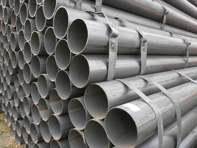 black steel seam pipe with coupling