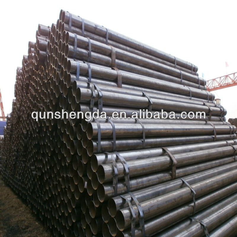 ERW Black round steel Pipe for equipment