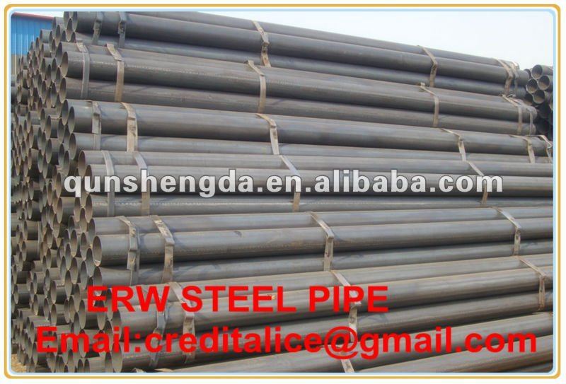 ERW Black BS1387 Steel Pipes
