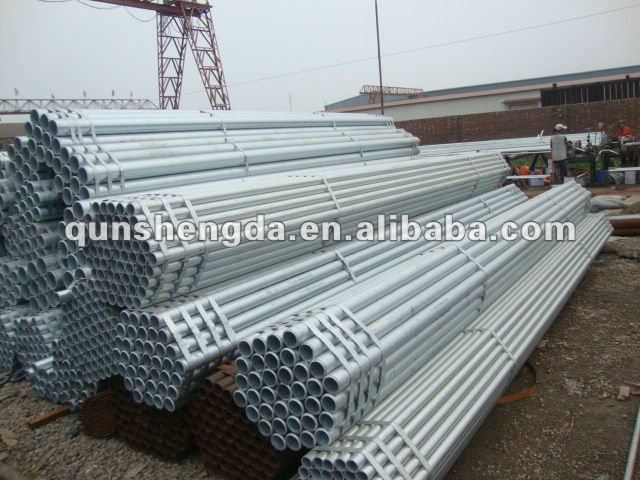 Black ERW Steel Pipe For Construction