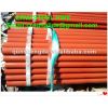 ERW BALCK TUBES WITH RED PAINTING