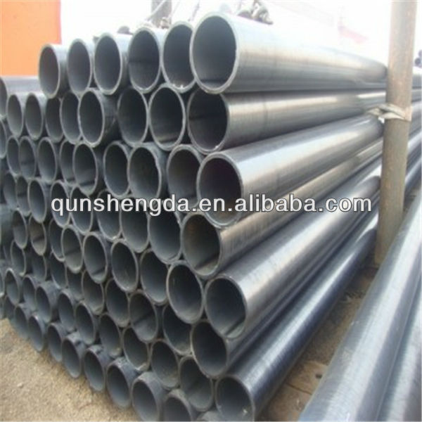 black steel pipe with threading and couping