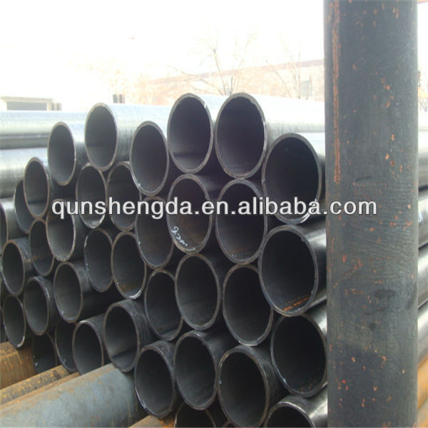 black steel pipe with threading and couping