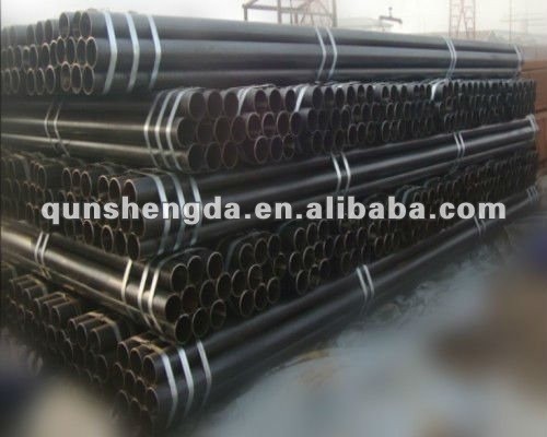 ERW black steel pipe for delivery net