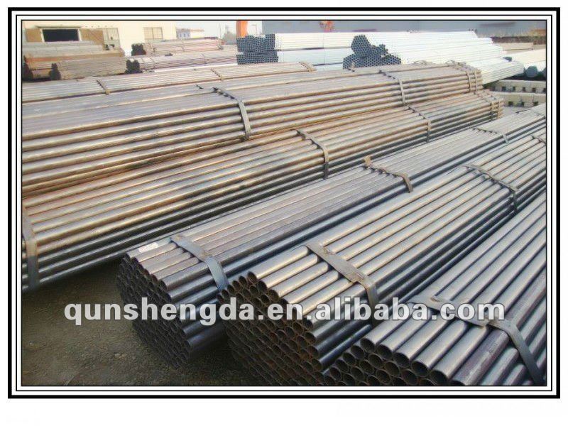 Q195/Q235 ERW steel seam pipe/tube