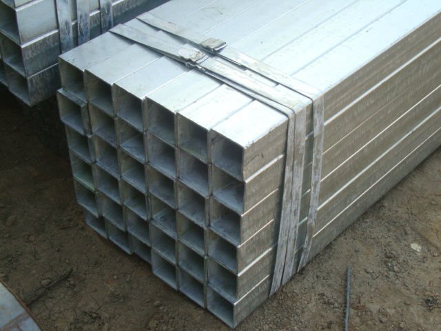 galvanized square welded steel Pipe ASTMA500