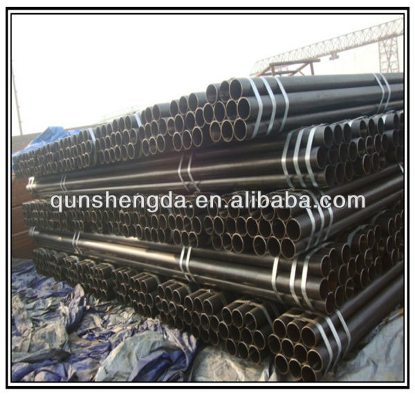 Tianjin around ERW steel pipe/tube for pilling