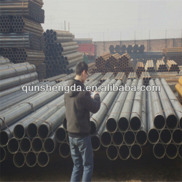 ASTM black steel pipe with painting