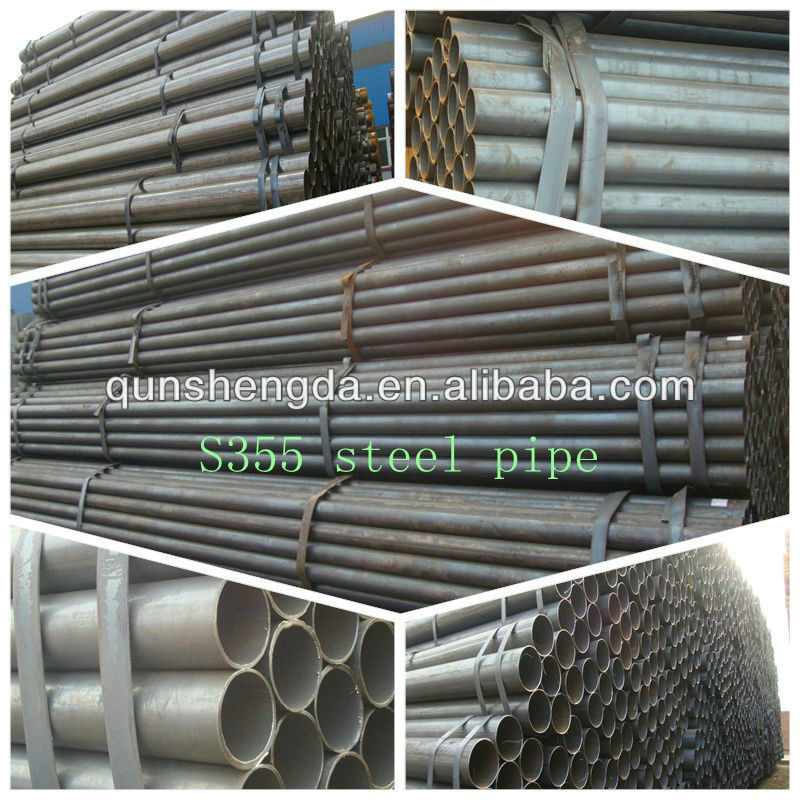 S355 welded /ms steel pipe china factory