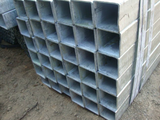 zinc coating rectangular hollow tube