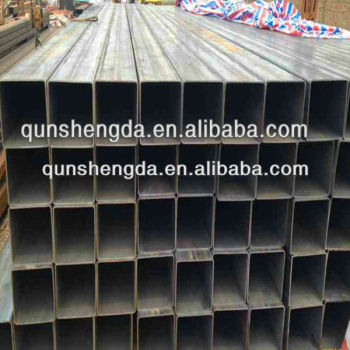 ms 50*50mm square steel pipe ASTMA500 manufacture