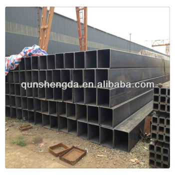 Structural black rectangular steel pipe