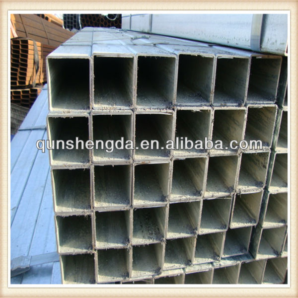 Hot rolled sauqre gi steel pipe