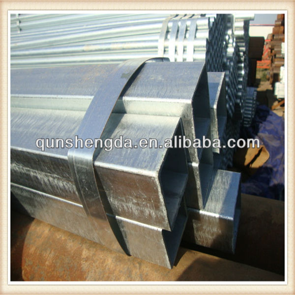 Hot rolled sauqre gi steel pipe