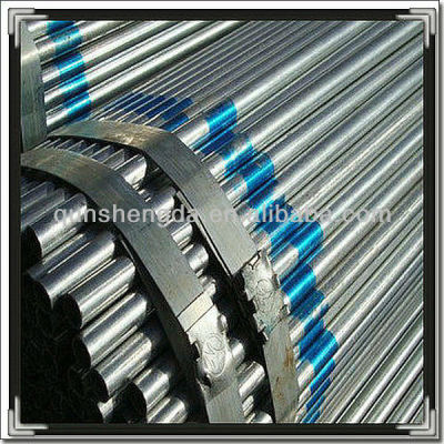 zinc coated steel tube for project
