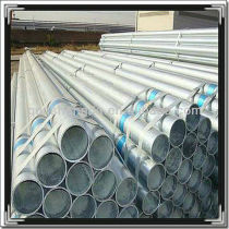 zinc coated steel tubed for works