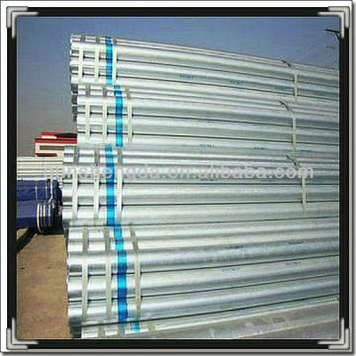 zinc coated steel tubes for water supply