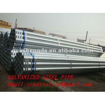 Galvanized Round Steel Pipes