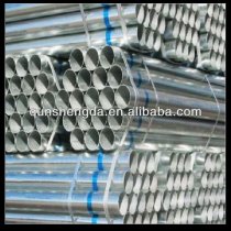 BS1387 Pre-galvanized steel pipe with threading and coupling