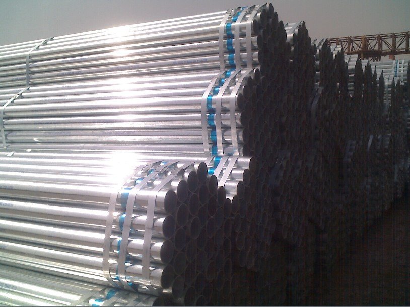BS1387zinc coated steel pipe for gas transportation