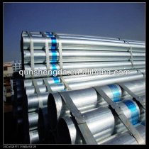 BS1387zinc coated steel pipe with threading and coupling