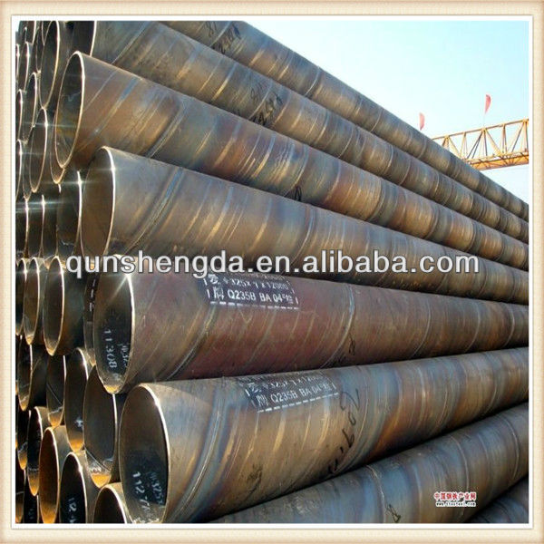 Spiral steel pipe for liquid