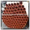 Red painted ERW steel tubes