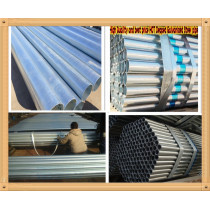 zinc coated pipes for works