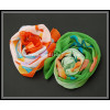 stylish digital printing flower silk scarves (WJ-006)