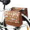Bicycle travel rack bags with refelctive strips(SB-019)