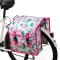 Beautiful rose pattern bike carrier pannier bags(SB-037)
