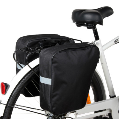 Ripstop polyester 600D bike rack pannier bags(SB-048)