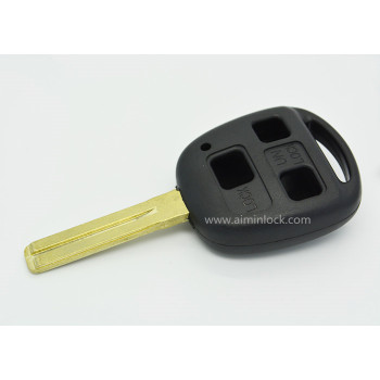 Toyota 3-button remote key shell（TOY48）