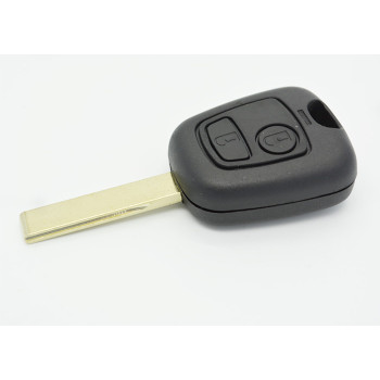 Citroen,Peugeot 2-button Remote Key Casing（no logo with slot,HU83）