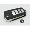 Kia 5-button flip remote key shell