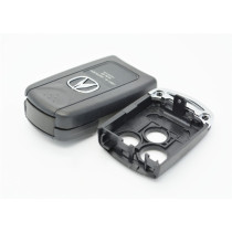 Acura 3-button flip remote key shell
